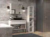 Badezimmerschrank NEL I 31x30xH174 weiß glänzend Produktbild-Vorschau 3