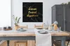 MuchoWow® Poster Zitat - Reisen - Gold - Marmor 100x100 cm Produktbild-Vorschau 3