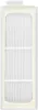A white vacuum cleaner filter with a cream-colored border. Produktbild-Vorschau