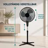 Ventilatore a piantana Linder Exclusiv SV3000S Nero Anteprima dell’immagine prodotto 7