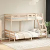 vidaXL Patrová postel 90x200/120x200 cm z borovicového Náhled obrázku produktu 2