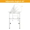 Table à dessin réglable, bureau à dessin blanc avec plateau Voir les images du produit 3