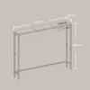 VASAGLE Sofatisch, Flurtisch, schmales Design, 15 x 100 x Produktbild-Vorschau 7