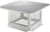 Schornsteinabdeckung Edelstahl 304 Kaminhaube 416x416x250mm Produktbild-Vorschau 1