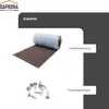 DAPRONA 20x Bitumen Dachschindeln Hexagonal Braun 1 m x 32 Produktbild-Vorschau 7
