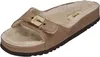 SCHOLL Damenschuhe Pantoletten MEG FUR - taupe, Größe:39 EU Produktbild-Vorschau 1