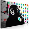 Wandbild Mega XXXL Banksy Affe 250x125 cm Einteiliger Produktbild-Vorschau 1