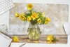 MuchoWow® Schreibtischunterlage Blumen - Gelb - Stilleben Produktbild-Vorschau 5