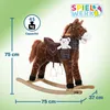 DEUBA® Cavallo Peluche a Dondolo in Legno con Suoni Animale Anteprima dell’immagine prodotto 5