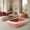 Nobby Katzentoilette Iriz 50 champagner/rosa, Maße: 42 x 31 Produktbild-Vorschau 2
