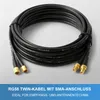 10m RG58 Kabel Twin Verlängerungskabel für LTE / 5G / 4G / Produktbild-Vorschau 2