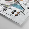 Wanduhr - Quadrat - Glasuhr - Kaffee Morgen Tasse Frühstück Produktbild-Vorschau 5