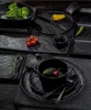 Wilmax Assiette ronde 18 cm, lot de 6, SlateStone Noir Voir les images du produit 9