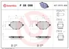 BREMBO Bremsbeläge Satz Hinten für CITROËN Berlingo (K9) P Produktbild-Vorschau 1