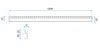 Technical drawing with dimensions of a product. Produktbild-Vorschau