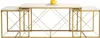 Skye Decor, Defne - Gold, Travertine, Couchtische, Produktbild-Vorschau 3