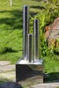 KÖHKO® Springbrunnen Höhe 85 cm aus Edelstahl mit Produktbild-Vorschau 1