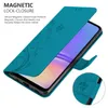 Cadorabo Hülle für Samsung Galaxy A06 Hülle in FLORAL BLAU Produktbild-Vorschau 4