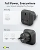 Goobay Reiseadapter UK auf Europa, schwarz, für Geräte aus Produktbild-Vorschau 4