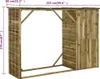 vidaXL Szopa narzędziowa z wiatą drewno sosnowe 253×80×170 Podgląd zdjęcia produktu 13