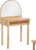 Kinderfrisiertisch und -hocker - Gummibaumholz und Glas - Produktbild-Vorschau 3