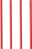 200 Cocktail Trinkhalme, Papier Ø 7 mm · 15 cm rot Produktbild-Vorschau 4