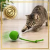 Interaktiver Katzenball grün USB selbstrollend LED Produktbild-Vorschau 3