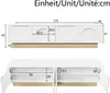 Merax TV-kast 175 cm met houtnerf, TV-meubel met Productafbeelding-voorbeeld 5
