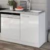 Kuchynský kút Vicco Optima Biela vysoký lesk/biela 270 cm Náhľad obrázku produktu 6