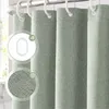Textil Duschvorhang Wannenvorhang wasserabweisend Produktbild-Vorschau 2