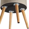 Tabouret avec coffre de rangement YARA aspect lin Voir les images du produit 8