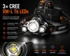 LED Stirnlampe Kopflampe Wiederaufladbarer Scheinwerfer Produktbild-Vorschau 3
