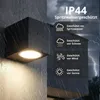Grafner® Aluminium Wandlampe 37SQWB Wandleuchte Lichtschein Produktbild-Vorschau 3