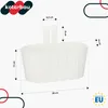 A white hanging planter with dimensions indicated by measurement lines and text. Podgląd zdjęcia produktu