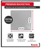 KOCH #109 Massiver Backstahl 32 x 32 x 0,6cm für perfekte Produktbild-Vorschau 2