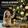 DEUBA® Weihnachtskugeln 100tlg Ø 3-6cm Kunststoff matt Produktbild-Vorschau 4