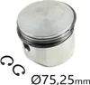Piston de compresseur avec segments 75,25x2x2x4 | Iveco Voir les images du produit 1