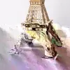 A 3D wooden puzzle of the Eiffel Tower. Produktbild-Vorschau