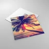 Bilder auf glas - Meer Strand Palme - 50x50cm - Glasbilder Produktbild-Vorschau 2