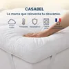 CASABEL Cubrecolchón extra spesso in microfibra, 2 plazas, Vista previa de la imagen del producto 9