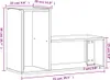 vidaXL TV-Schränke 2 Stk. Betongrau 75x30x50 cm Produktbild-Vorschau 7