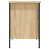 vidaXL Schuhregal Sonoma-Eiche 131x35x50 cm Holzwerkstoff Produktbild-Vorschau 5