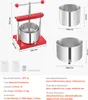 VEVOR Obstweinpresse Apfelpresse (3 L) mit 2 Produktbild-Vorschau 7