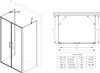 Mai & Mai Duschabtrennung 90x120 Duschkabine in U-Form Produktbild-Vorschau 7