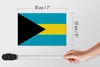 Holzschild Flagge Bahamas 18x12 cm Flag of the Bahamas Produktbild-Vorschau 6