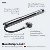 Famanu Mini-Fahrradpumpe für alle Ventile - schwarz/grau Produktbild-Vorschau 3