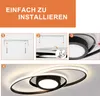 ZMH Plafoniera LED nera dimmerabile con telecomando per Anteprima dell’immagine prodotto 9