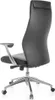 Chaise de bureau en cuir véritable noir Chaise de bureau Voir les images du produit 13