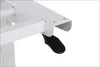 Close-up of a white metal table leg mechanism with a black lever. Anteprima dell’immagine prodotto