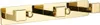 Mexen dreifach drehbarer Handtuchhaken, Gold - 709263-50 Produktbild-Vorschau 1